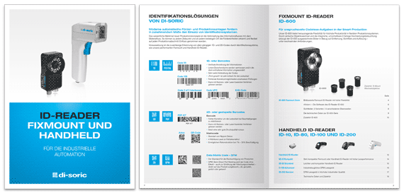 di-soric Broschüre ID-Reader Fixmount und Handheld