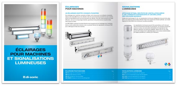 di-soric Brochure Éclairage pour machines et signalisations lumineuses
