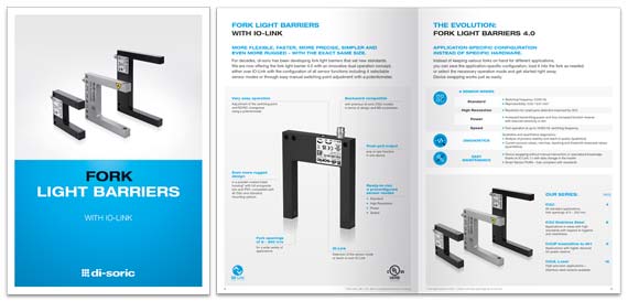 di-soric Brochure Fork Light Barriers with IO-Link